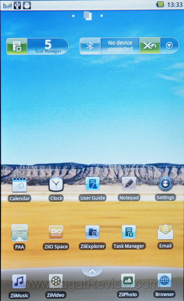 Creative Ziio 7 - HomeScreen 2 Creative Ziio 7 HomeScreen 2