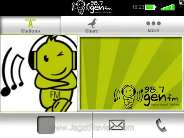 Aplikasi Blackberry 98.7 Gen FM: “Salah Sambung” di Blackberry Anda! 9 GenFM1