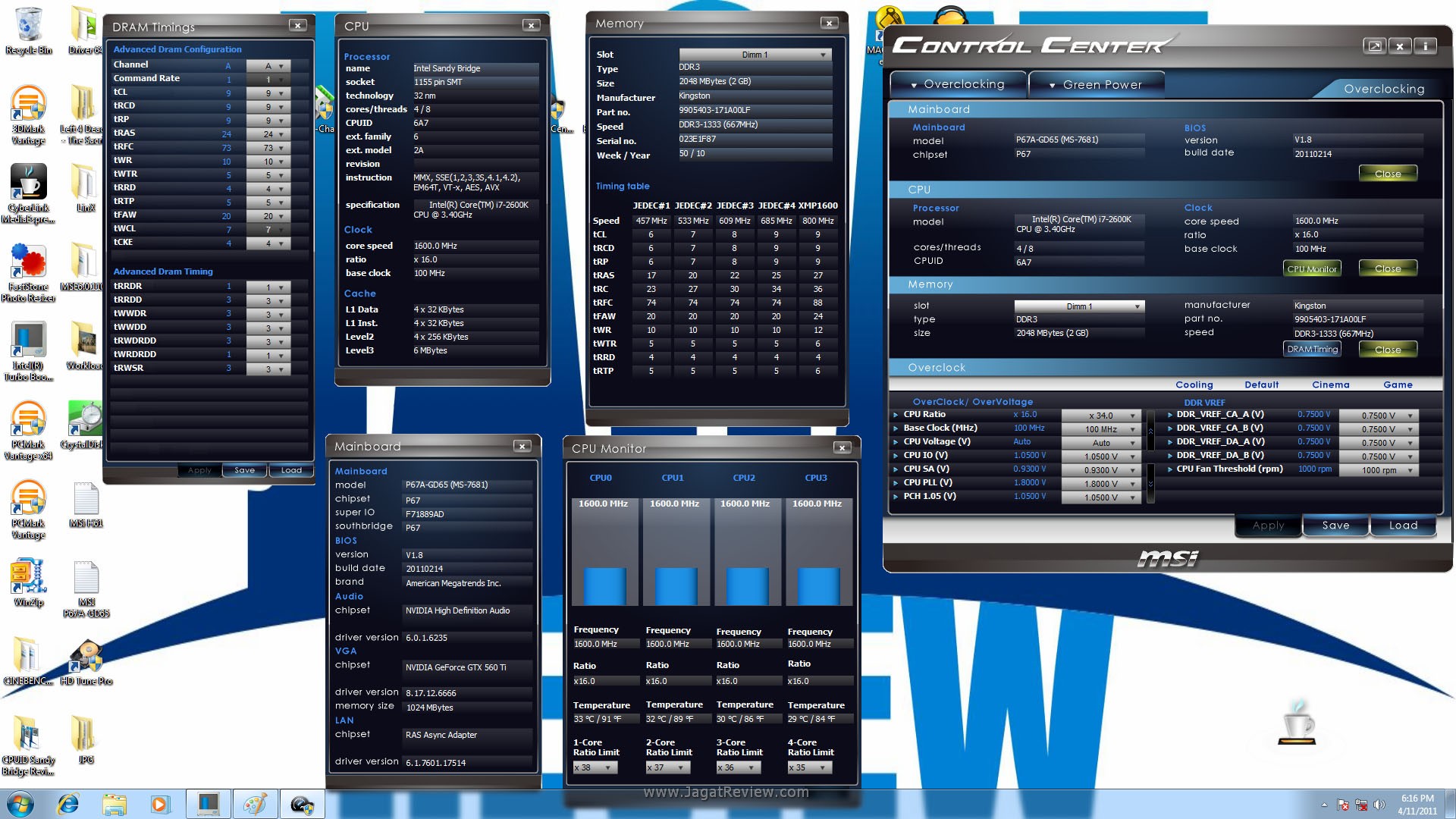 MSI CC MainTab open All