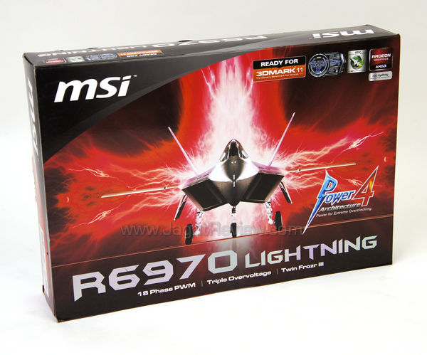 msi hd 6970 lightning front box msi hd 6970 lightning front