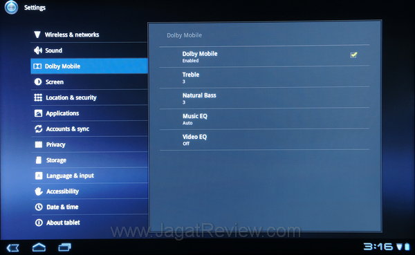Acer Iconia Tab A500 - Dolby Mobile Acer Iconia Tab A500 Dolby Mobile