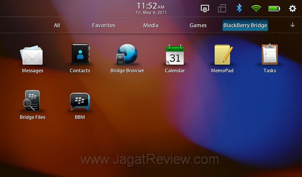 Blackberry Playbook BB Bridge