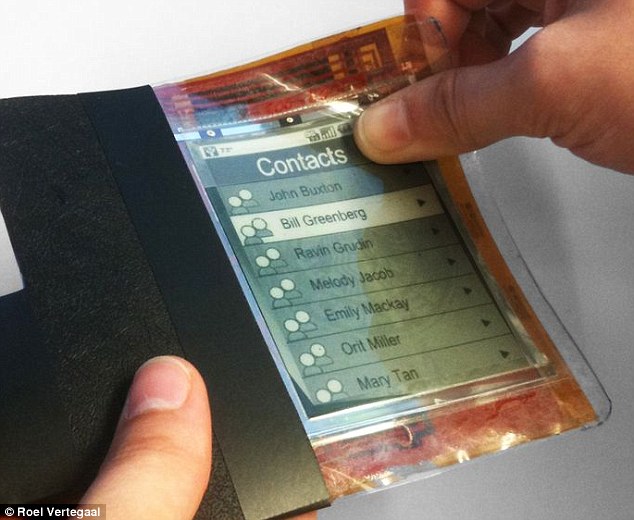 PaperPhone: Wujud Smartphone Masa Depan 1 PaperPohone
