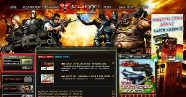 X-shot: Login Web Event 2 X shot 001