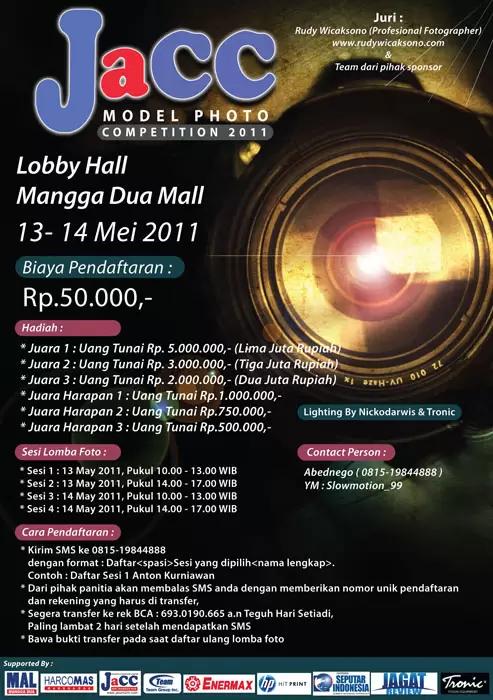 JaCC Photo Hunting Competition: 13 – 14 Mei 2011 at Mangga Dua Mall 2 jaccmodelcompetition