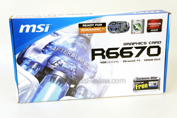 msi hd 6670 front