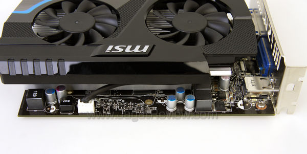 msi hd 6670 side view