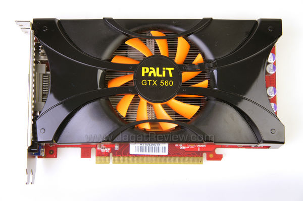 palit 560 sp top view
