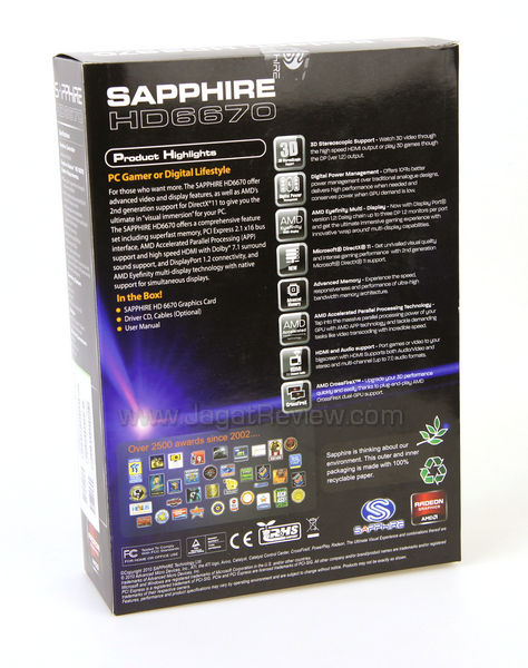sapphire hd 6670 back box sapphire hd 6670 back