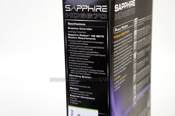 sapphire hd 6670 side box sapphire hd 6670 side