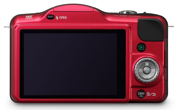 Panasonic DMC GF3 (back) Panasonic DMC GF3 back