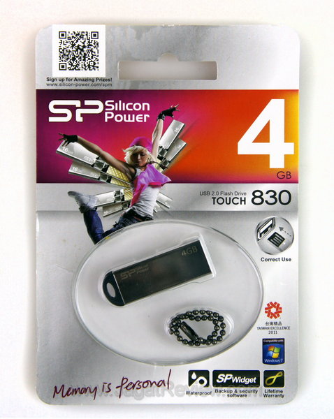 Silicon Power Touch 830 - Kemasan Depan Silicon Power Touch 830 Kemasan Depan