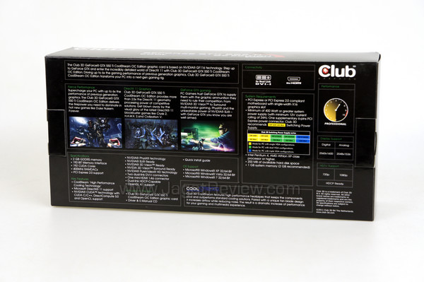 club3d gtx 550 ti 2gb back box club3d gtx 550 ti 2gb back