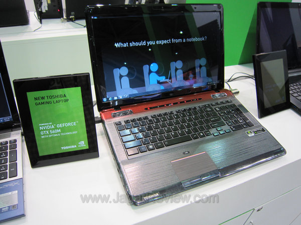 computex2011 Toshiba Gaming Laptop w NVIDIA GTX 560M computex2011 Toshiba Gaming Laptop w NVIDIA GTX 560M