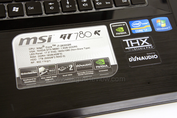 msi gt780r spec