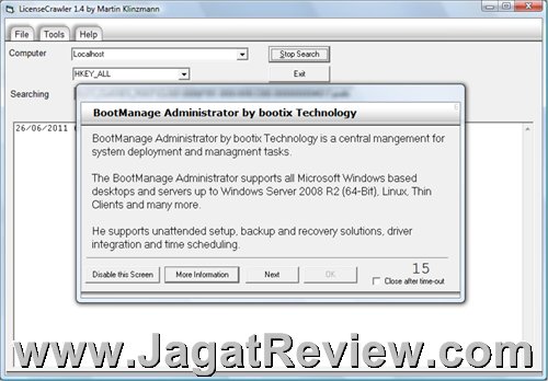 LicenseCrawler: Mesin Pencari Serial Number 13 pengujian2