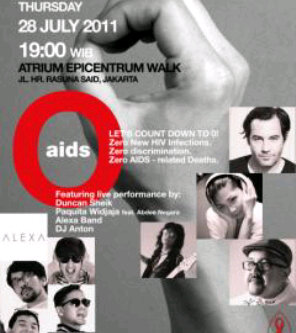 Mari Galang Dana Melalui Konser Amal Zero AIDS 7 0 ZERO AIDS Concert