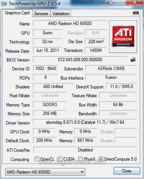 GPUZ_A8_3850 GPUZ A8 3850