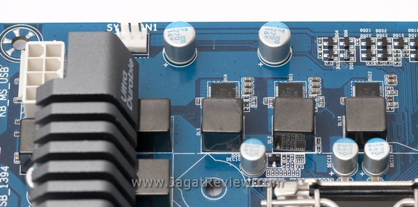 GigabyteZ68XP-UD3-iSSD_Board_VRM_Naked GigabyteZ68XP UD3 iSSD Board VRM Naked