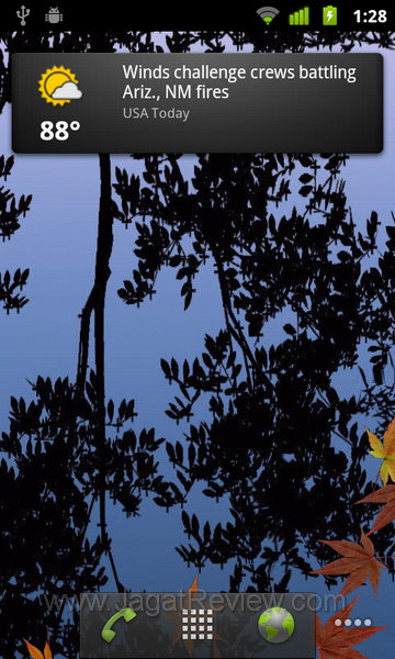 Nexus S - HomeScreen Pertama Nexus S HomeScreen Pertama1