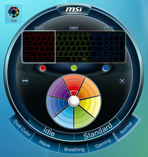 MSI GT780R light