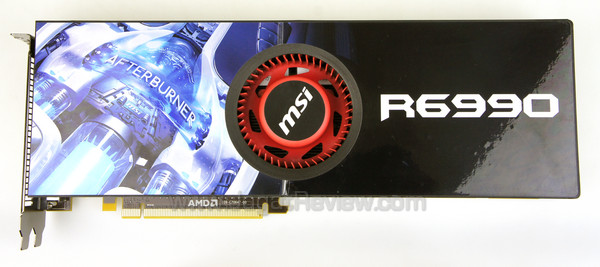 msi hd 6990 top view