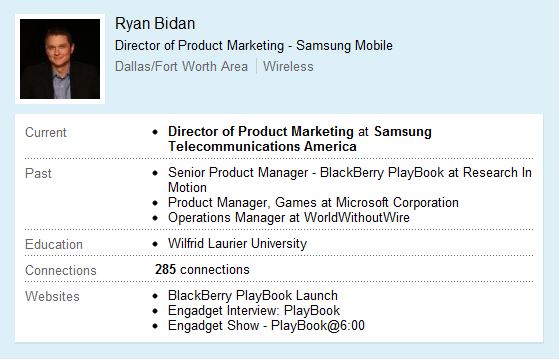 Product Manager PlayBook Tinggalkan RIM 10 ryan bidan