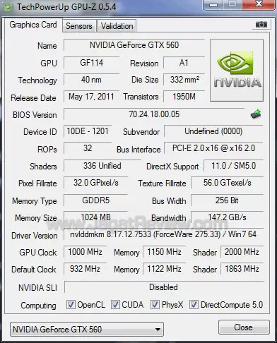 sparkle calibre gtx 560 df X 560 DF