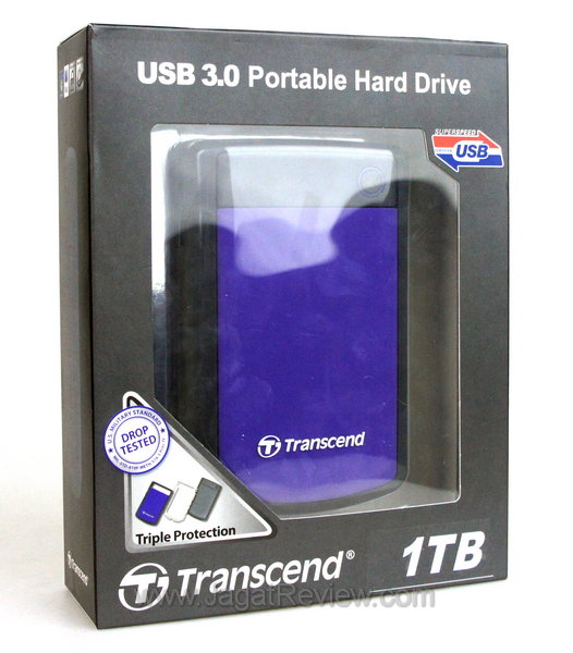 Review Transcend Portable HDD USB 3.0 25H3P: Kencang dan Tahan Banting 9 Transcend USB 3.0 Portable HDD Kemasan