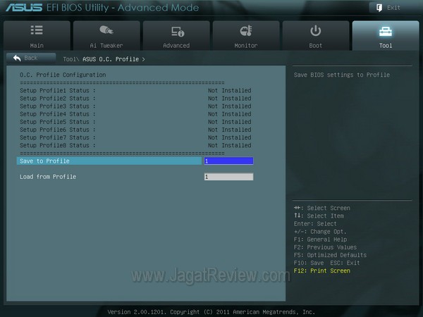 ASUS_F1_A75_V_Pro_BIOS_ToolASUSOCProfie Tab Tool - OC Profile
