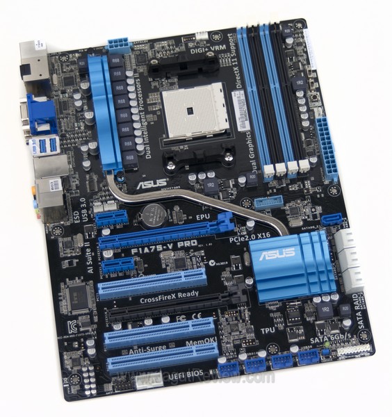 Review ASUS F1A75V-PRO: Motherboard A75 dengan BIOS Bersahabat 27 ASUS F1 A75 V Pro Board OverView1