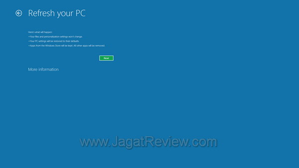 Boot Manager Windows 8 - Troubleshoot -  Refresh PC Boot Manager Windows 8 Troubleshoot Refresh PC