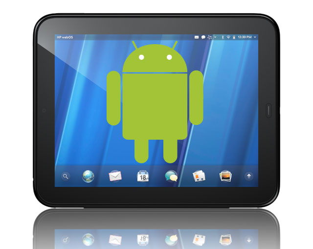 TouchPad Berbasis Android dengan 10 Titik Sentuh 5 HP TouchPad Android