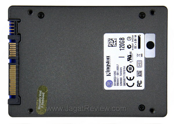 Kingston HyperX SSD 120GB - Back Kingston HyperX SSD 120GB Back