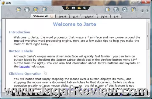 Review Jarte: Software Word Processor Dengan Interface Berbeda 14 Pengujian4