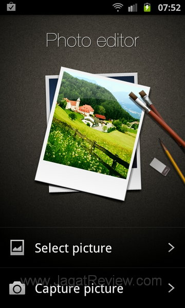 Samsung Galaxy SII - Foto Editor Samsung Galaxy SII Foto Editor