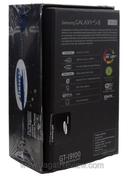 Samsung Galaxy SII - Kemasan Belakang Samsung Galaxy SII Kemasan Belakang
