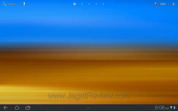 Samsung Galaxy Tab 10.1 HomeScreen 1