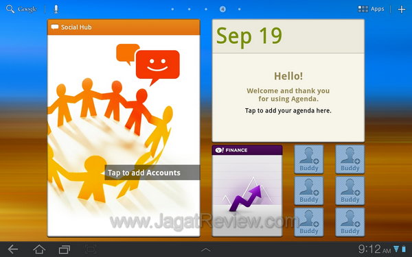 Samsung Galaxy Tab 10.1 HomeScreen 4