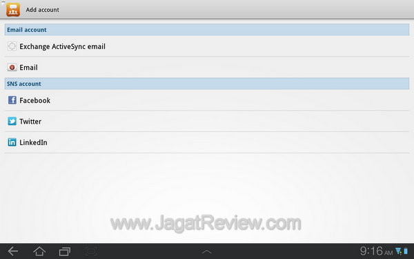 Samsung Galaxy Tab 10.1 - Social Hub Samsung Galaxy Tab 10.1 Social Hub
