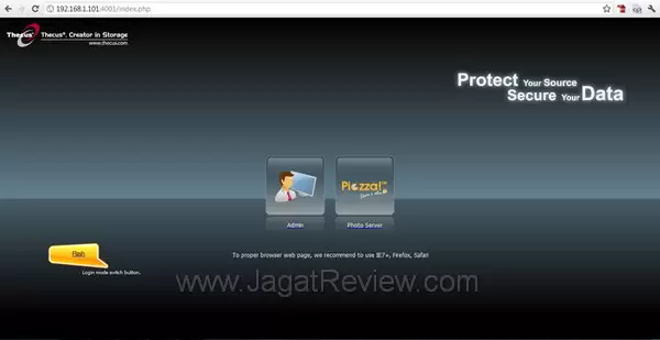 Review Module Thecus: Fungsionalitas Tambahan Sebuah NAS 31 Thecus Module Piczza Login