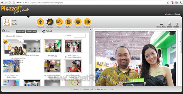 Thecus Module Piczza Manage Foto