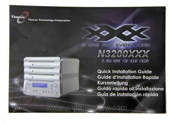 Thecus N3200XXX - Quick Guide Thecus N3200XXX Quick Guide