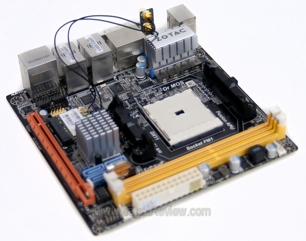 Zotac A75 MiniITX Board Overview2