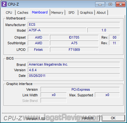 ecs a75f a mainboard