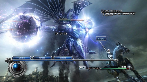 ff xiii-2 lighting vs bahamut ff xiii 2 lighting vs bahamut