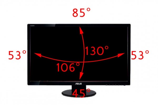 Asus VE278: Ultra Wide 2 20111020 angle1