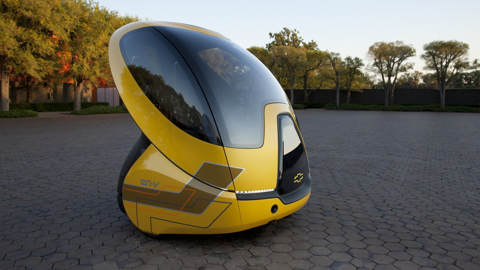 General Motors Kembangkan Kendaraan Elektrik EN-V 12 EN V Pod