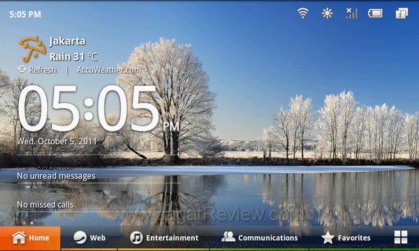 Huawei S7-201U - HomeScreen Huawei S7 201U HomeScreen