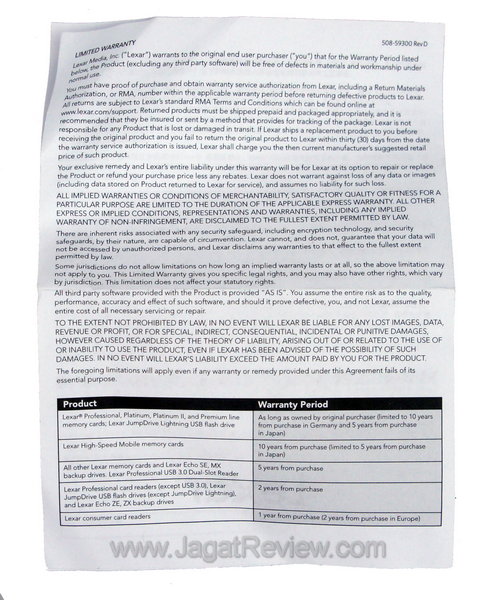 Lexar Professional Card Reader - Manual Lexar Professional Card Reader Manual